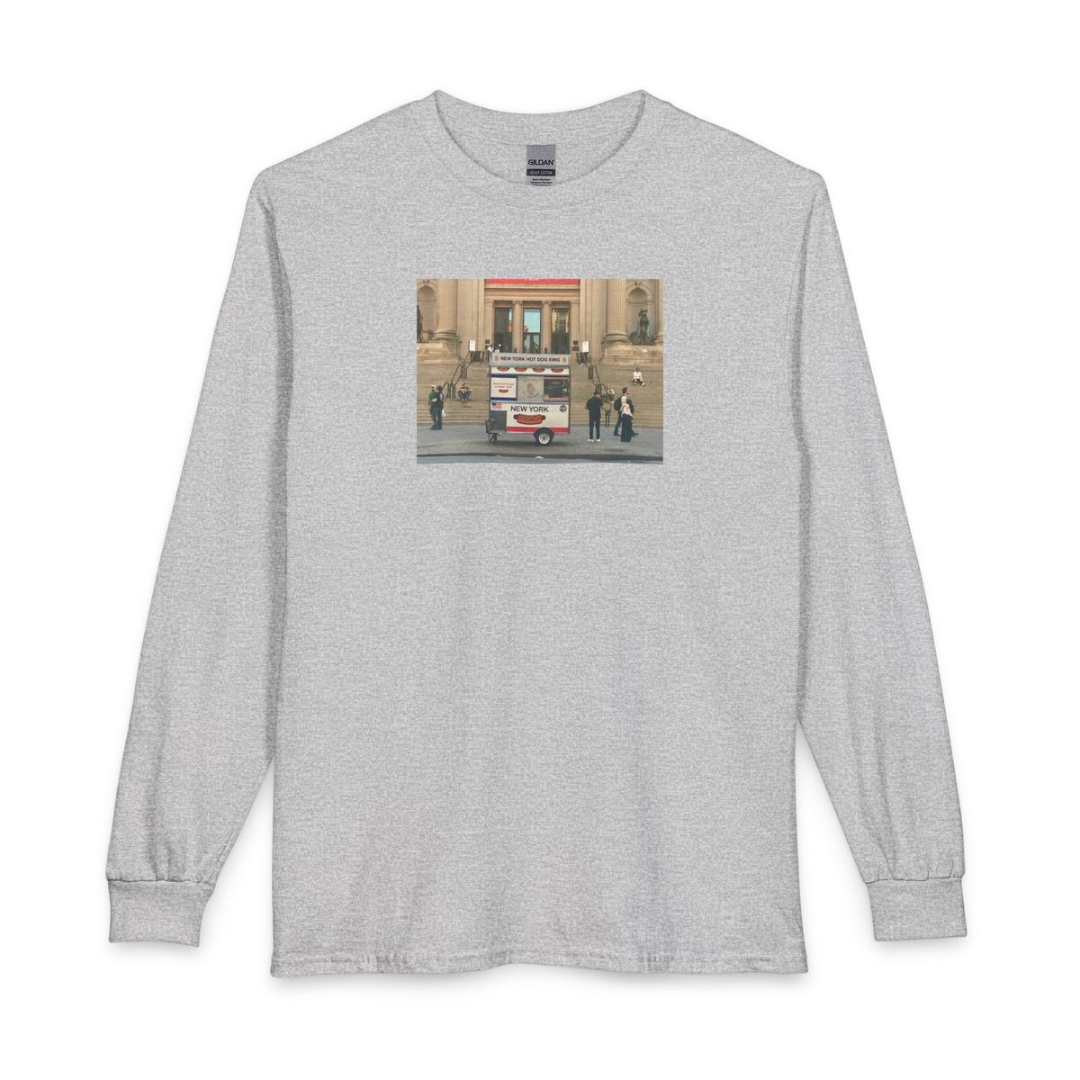 "Meet Me at the Steps NYC" Photograph on Unisexx Long-Sleeve T-Shirt