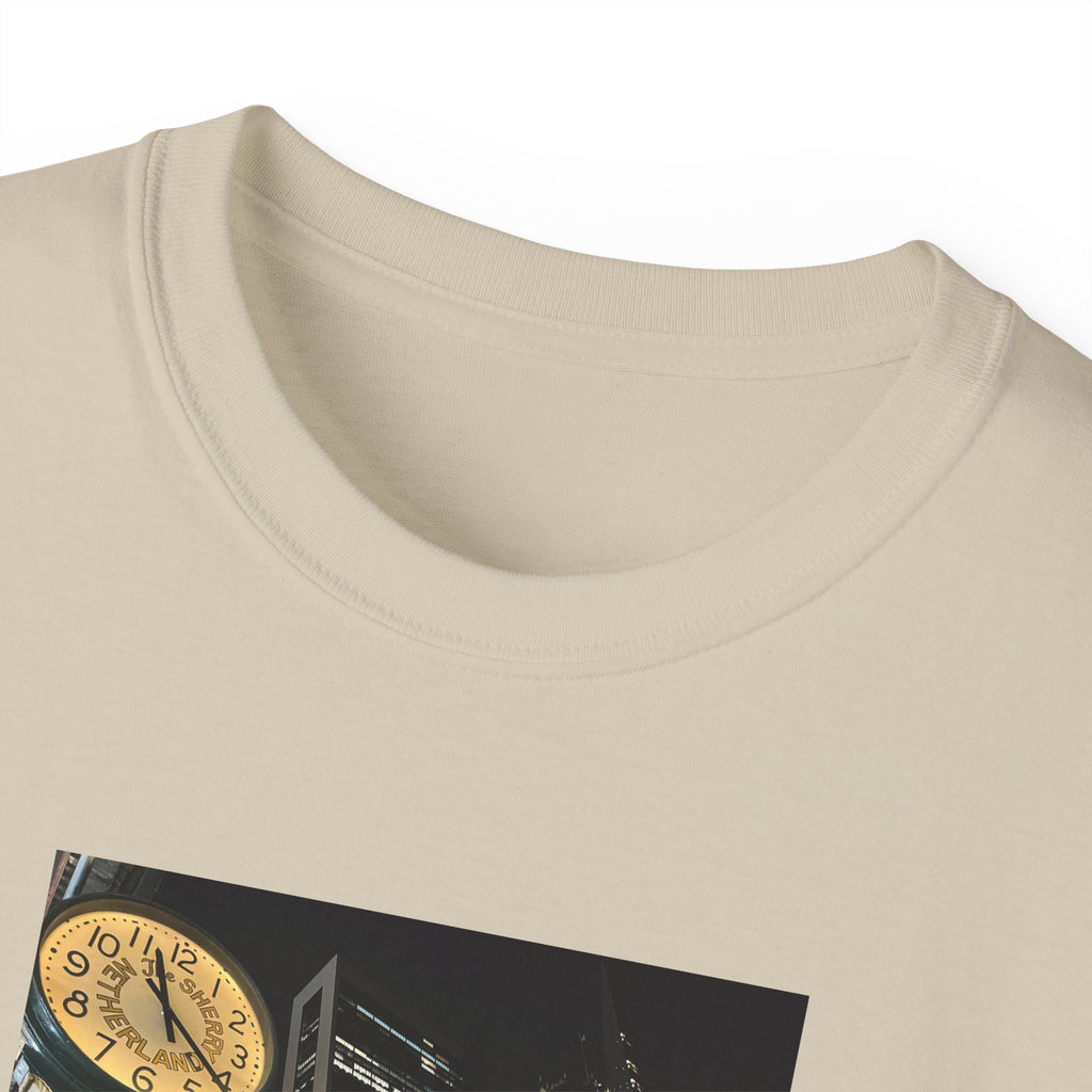 "Never Too Late in NYC" Photograph on Unisex Classic Tee