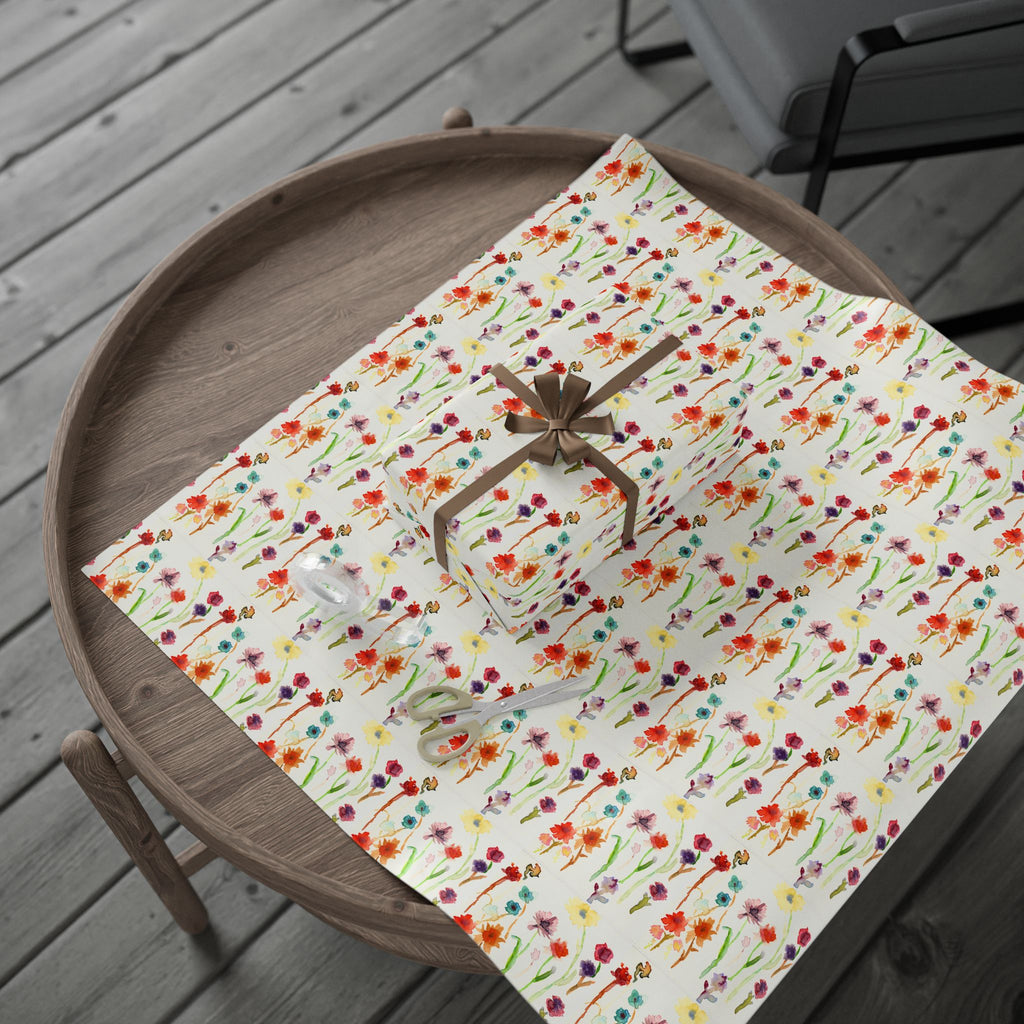 Wrapping Paper "Watercolor Garden Party"