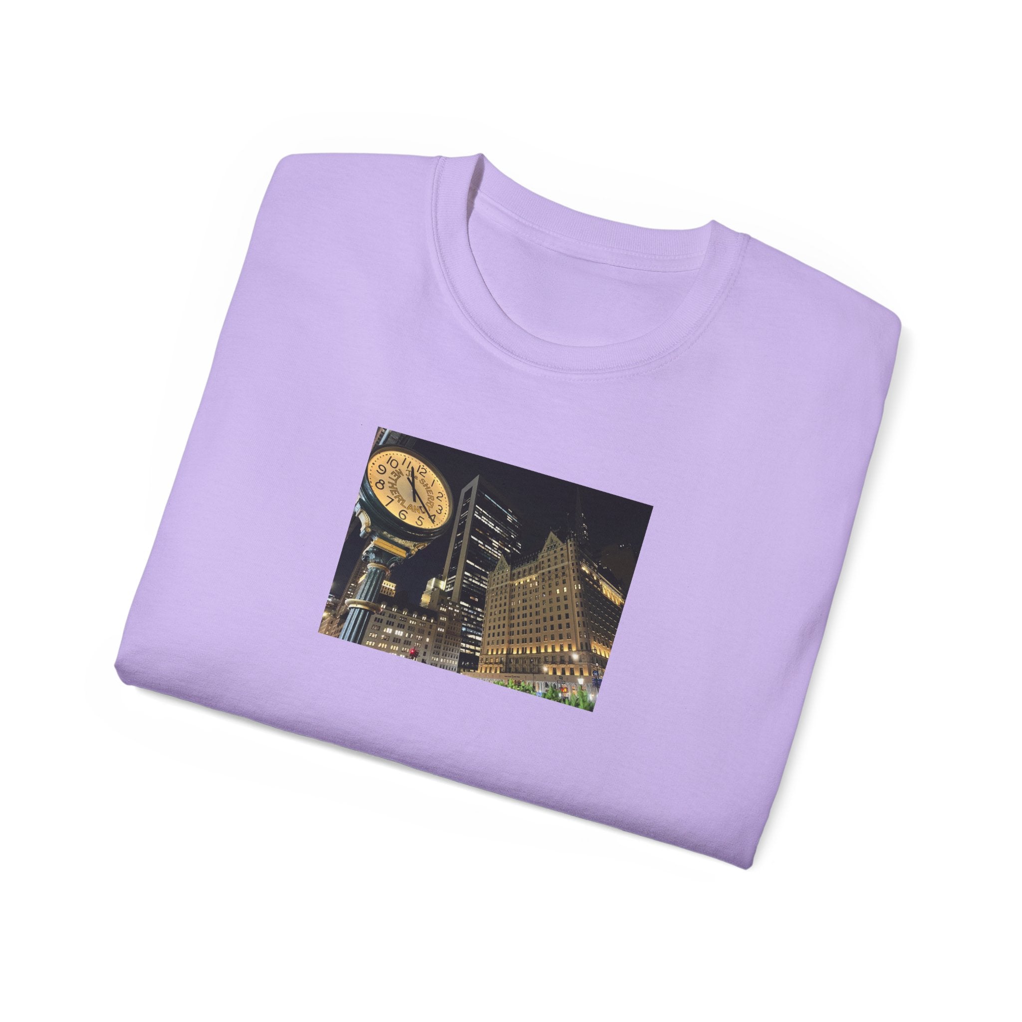 "Never Too Late in NYC" Photograph on Unisex Classic Tee