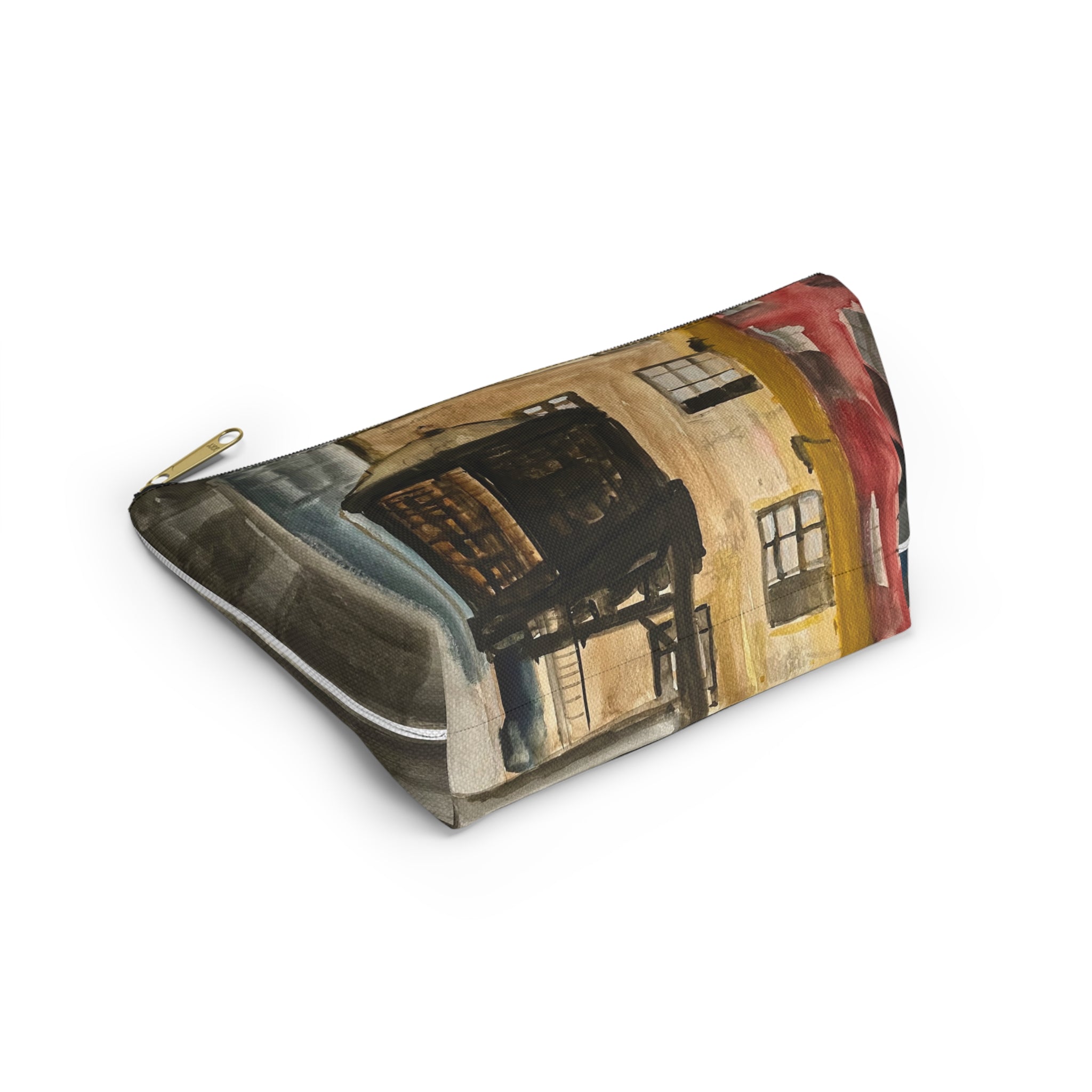Accessory Pouch w T-bottom "NYC Water Tower"