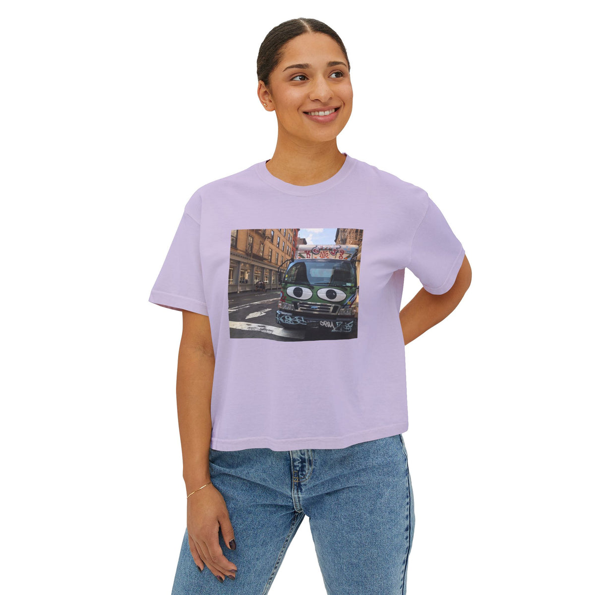 "I See You NYC" Photograph on Women's Boxy Tee