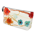 "Wildflower" Large Accessory Pouch T-Bottom