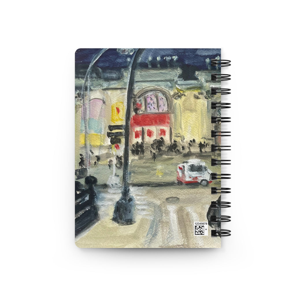 "Hot Dogs at the Met" Spiral Bound Notebook