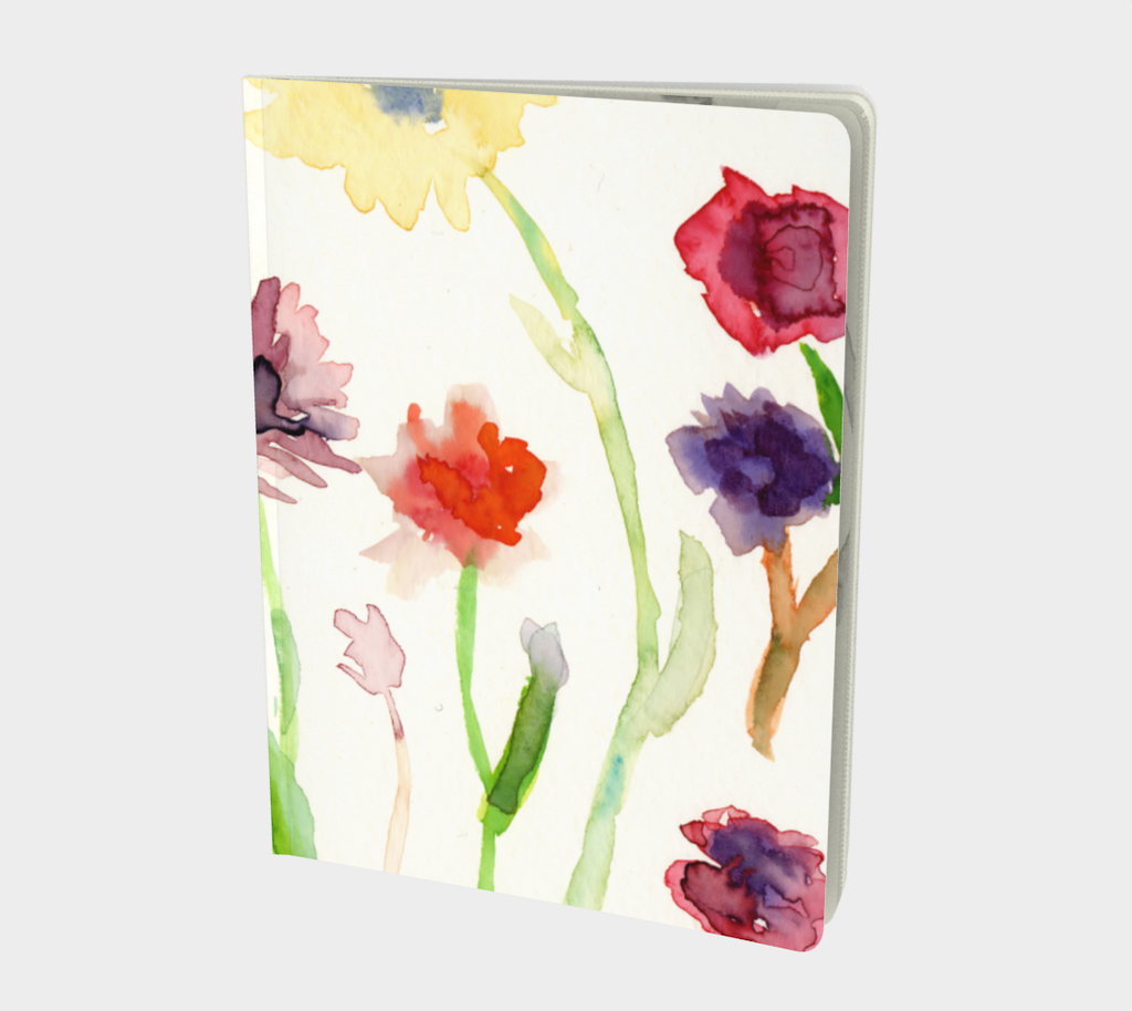 "Wildflower' Large Notebook