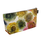 "Sunflowers on the Loose" Small Accessory Pouch T-Bottom
