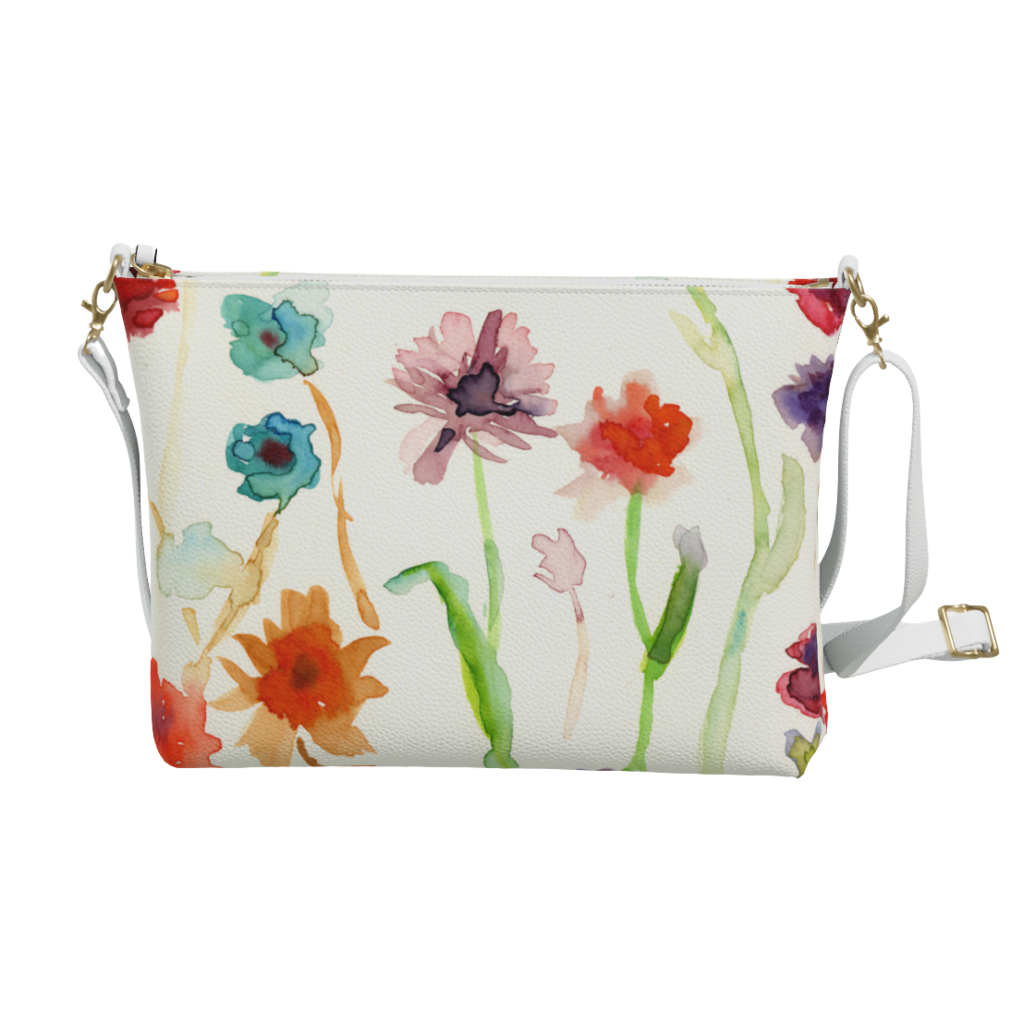 "Wildflower" Vegan Leather Crossbody Purse