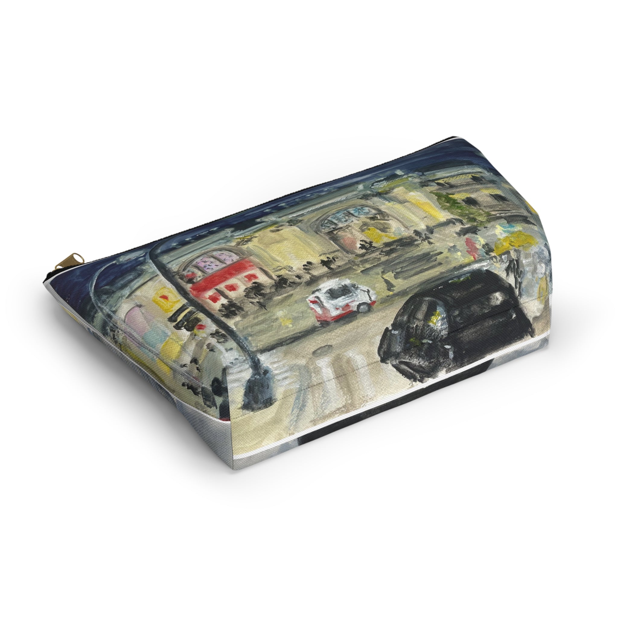 Accessory Pouch w T-bottom"Hot Dogs to Go at The Met"