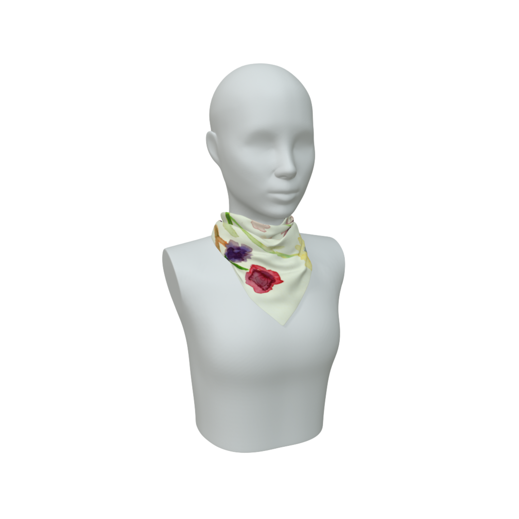 "Wildflower" Silk Scarf