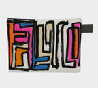 "Homegrown Graffiti Colorful Squiggles" Small Zipper Carry-all