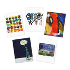 Multi-Design Greeting Cards (5-Pack) Zinnia in Vase and more