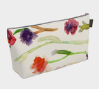 "Wildflower" Large Accessory Pouch T-Bottom