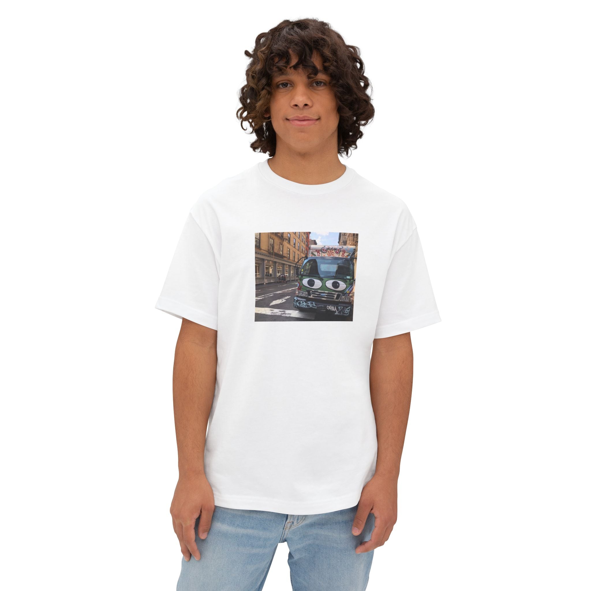 "I See You NYC" Photograph on Unisex Oversized Boxy Tee