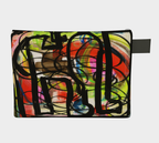 "Homegrown Graffiti with Poppy" Zipper Carry-all