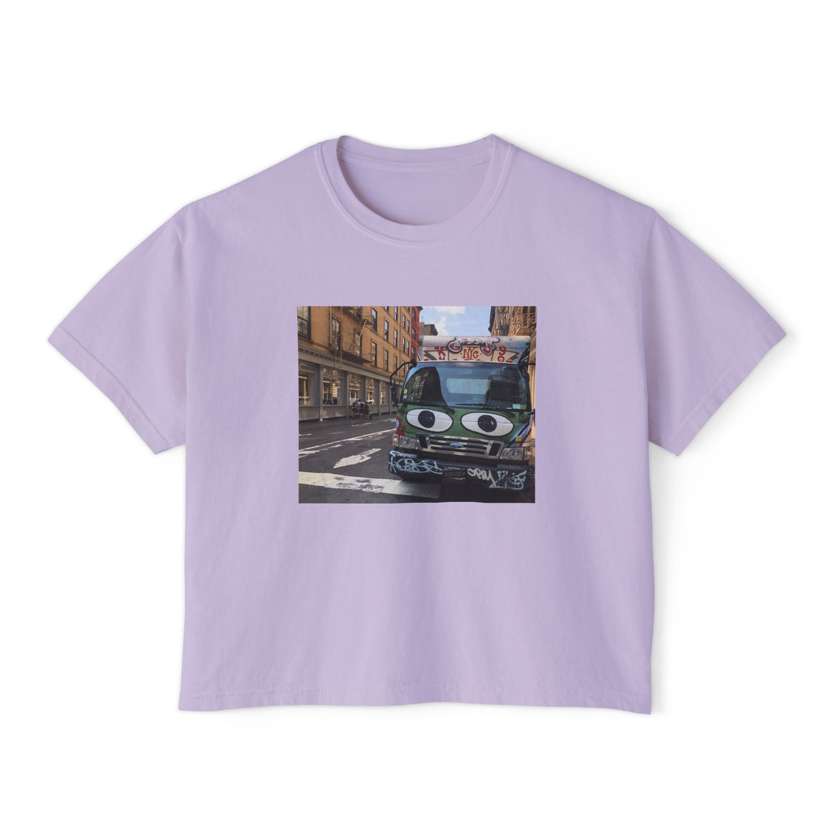"I See You NYC" Photograph on Women's Boxy Tee