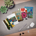 Multi-Design Greeting Cards (5-Pack) Tie-Dye Flowers and more