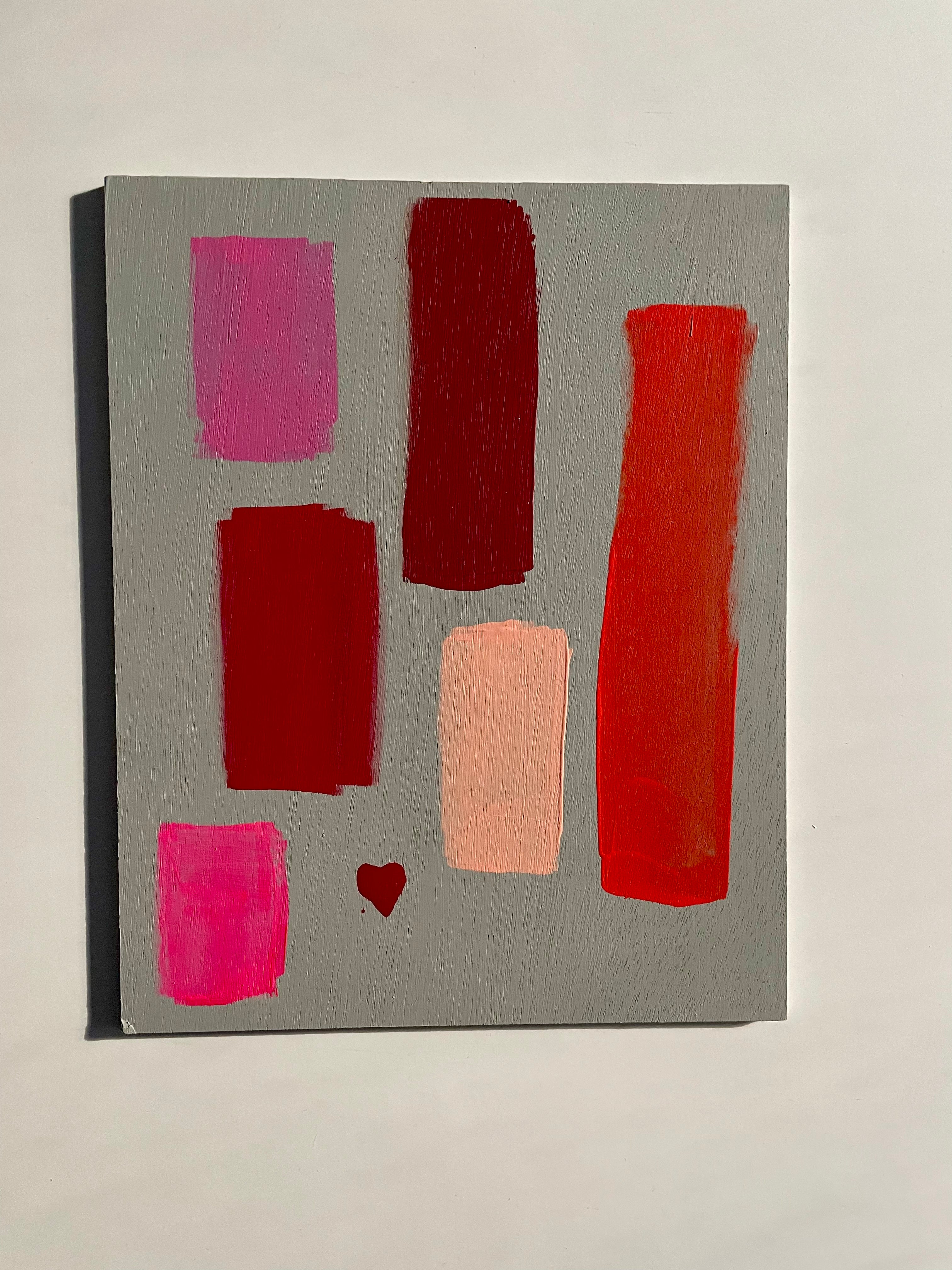 Colorful Hearts - Red Heart