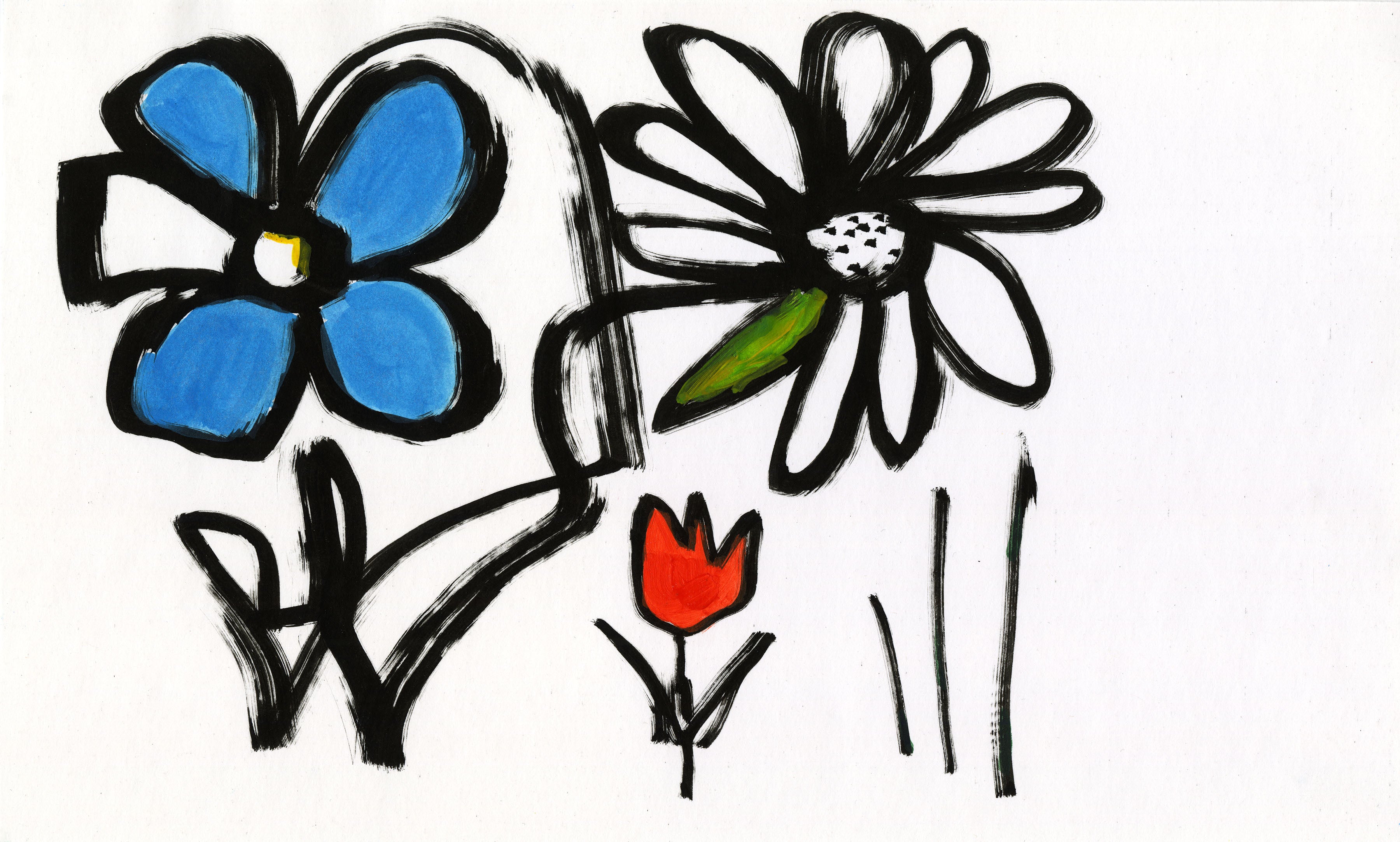 Illustrating Life - Illustrated Colorful Flowers