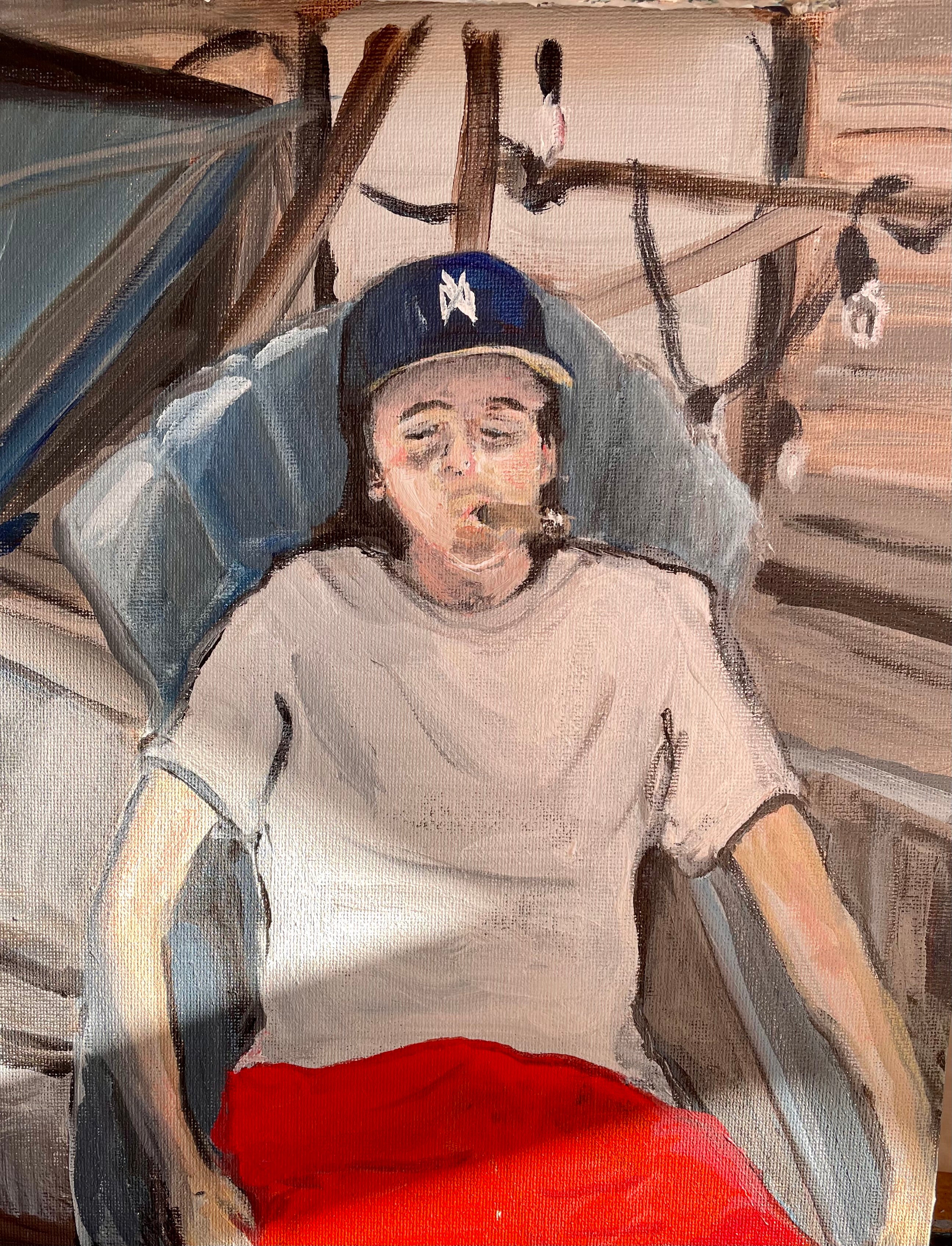 Portrait Commissions - Baseball Fan in Brooklyn