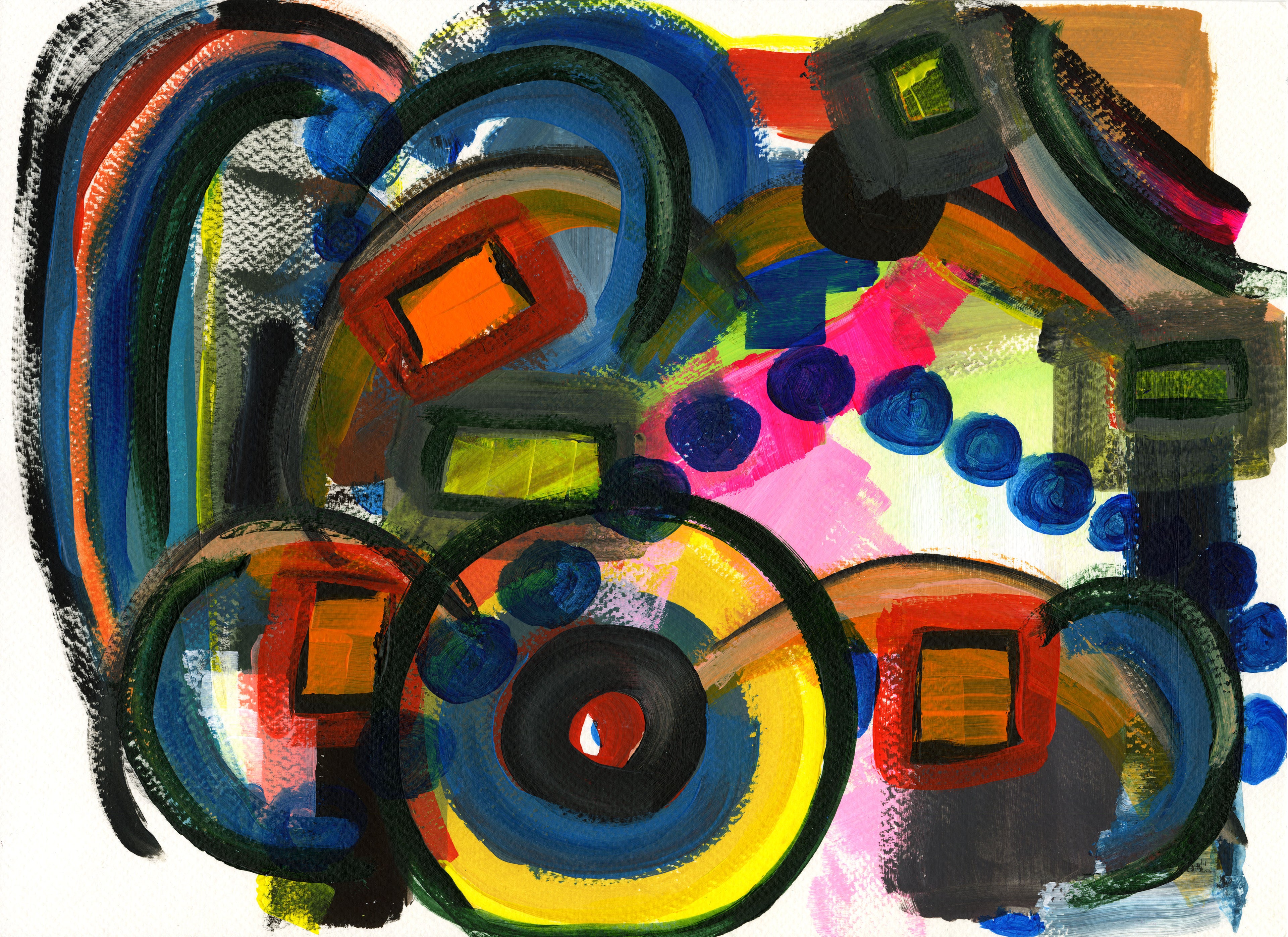 Unless Round is Funny- Circles and More Colorful Things