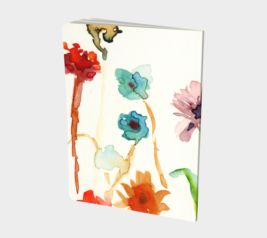 "Wildflower' Large Notebook