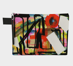 "Homegrown Graffiti with Poppy" Zipper Carry-all