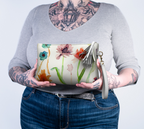 "Wildflower" Vegan Leather Make-Up Bag